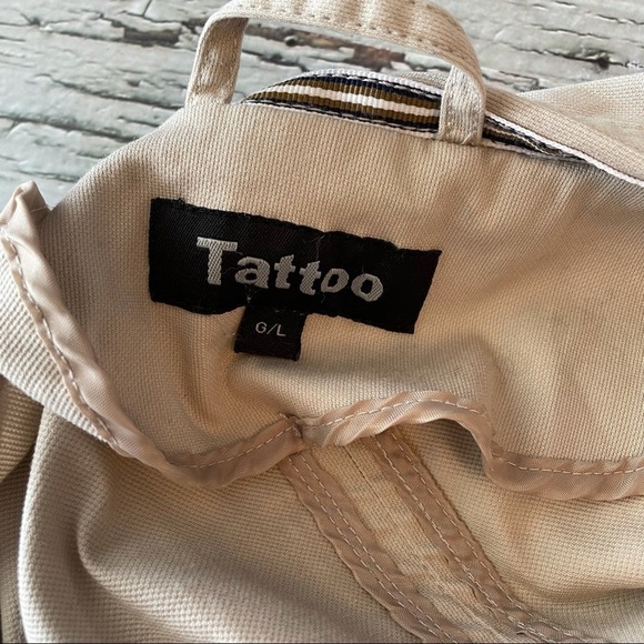 Tattoo Ladies Beige Long Sleeve Jacket - Picture 6 of 11